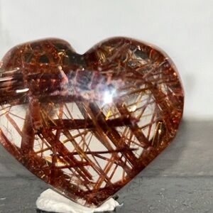 Rutile heart copper rutile